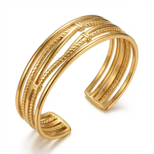 Brățară din Inox (otel inoxidabil) Statement Oțel Inoxidabil 5.6cm – detaliu