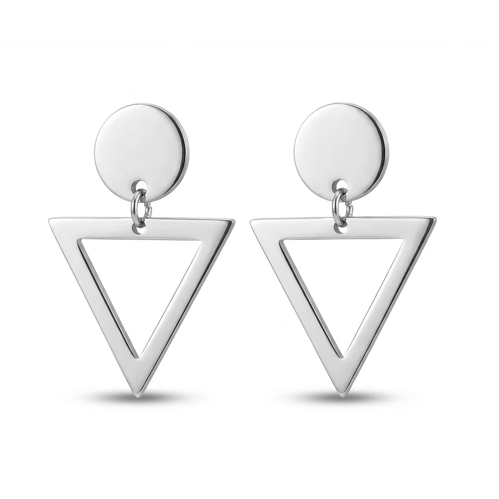 Cercei Geometrică Oțel Inoxidabil 2.5cm - Hipoalergenici - CM1407