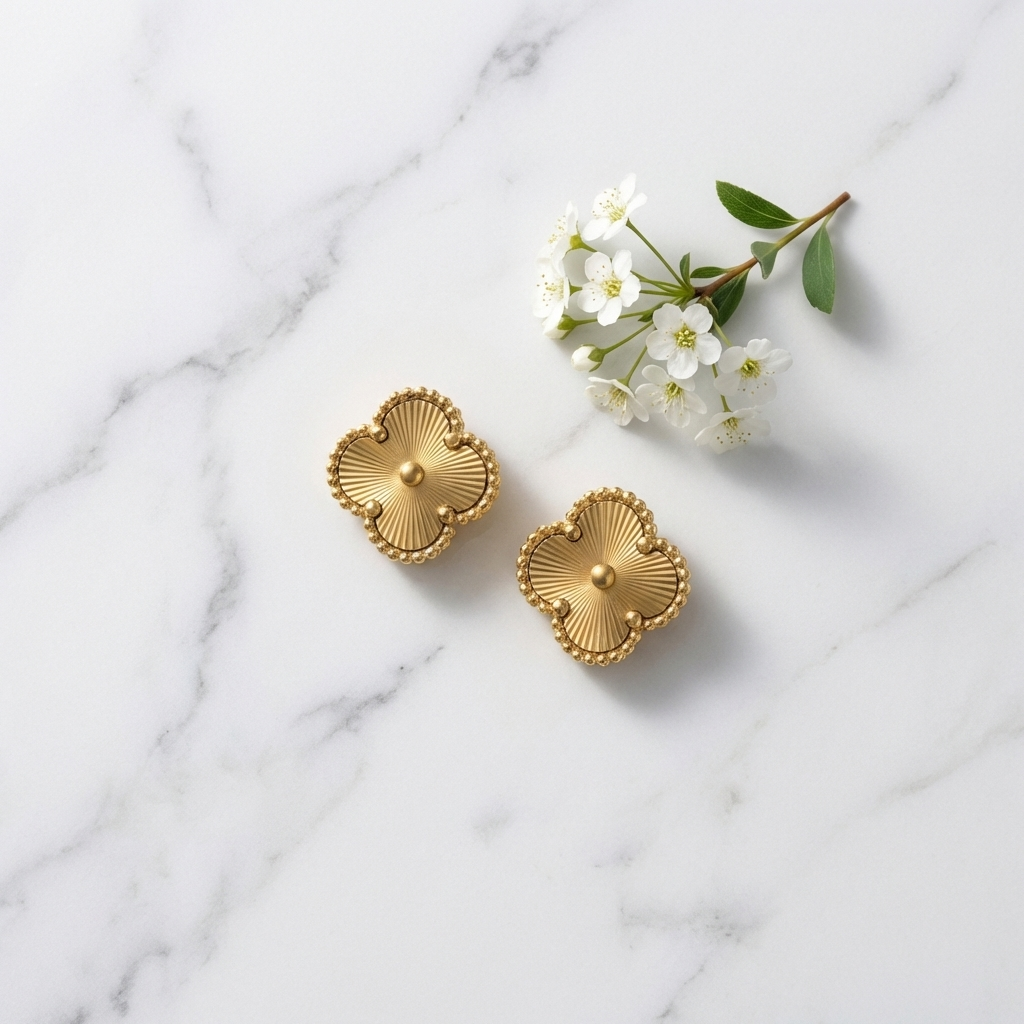 Cercei Alhambra din Oțel Inoxidabil - Hipoalergenici