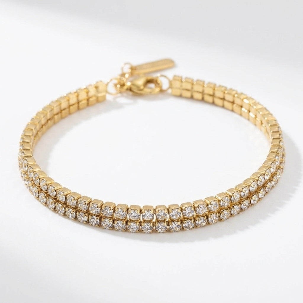 Brățară Tennis din Inox Dubla - BF1127