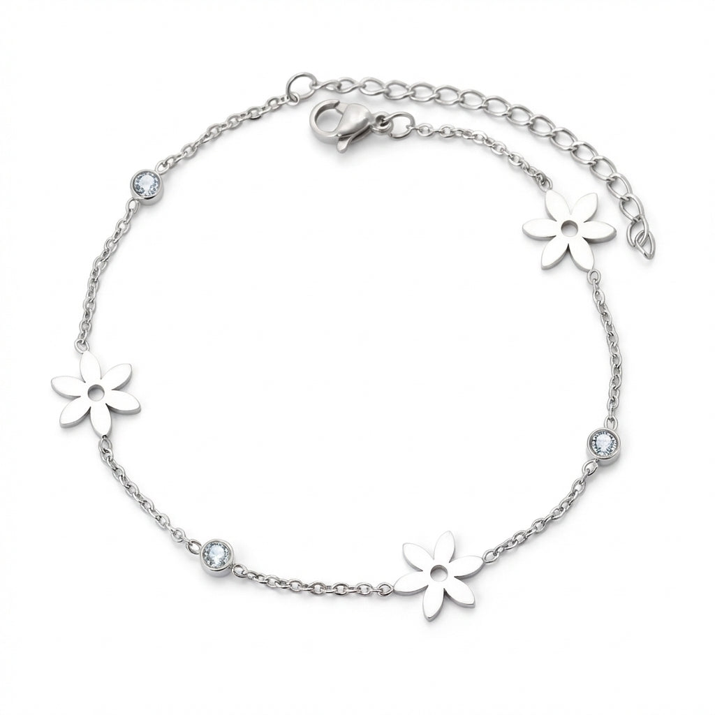Brățară Floare Oțel Inoxidabil 2mm
