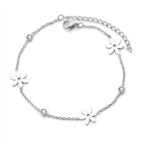 Brățară Floare Oțel Inoxidabil 2mm
