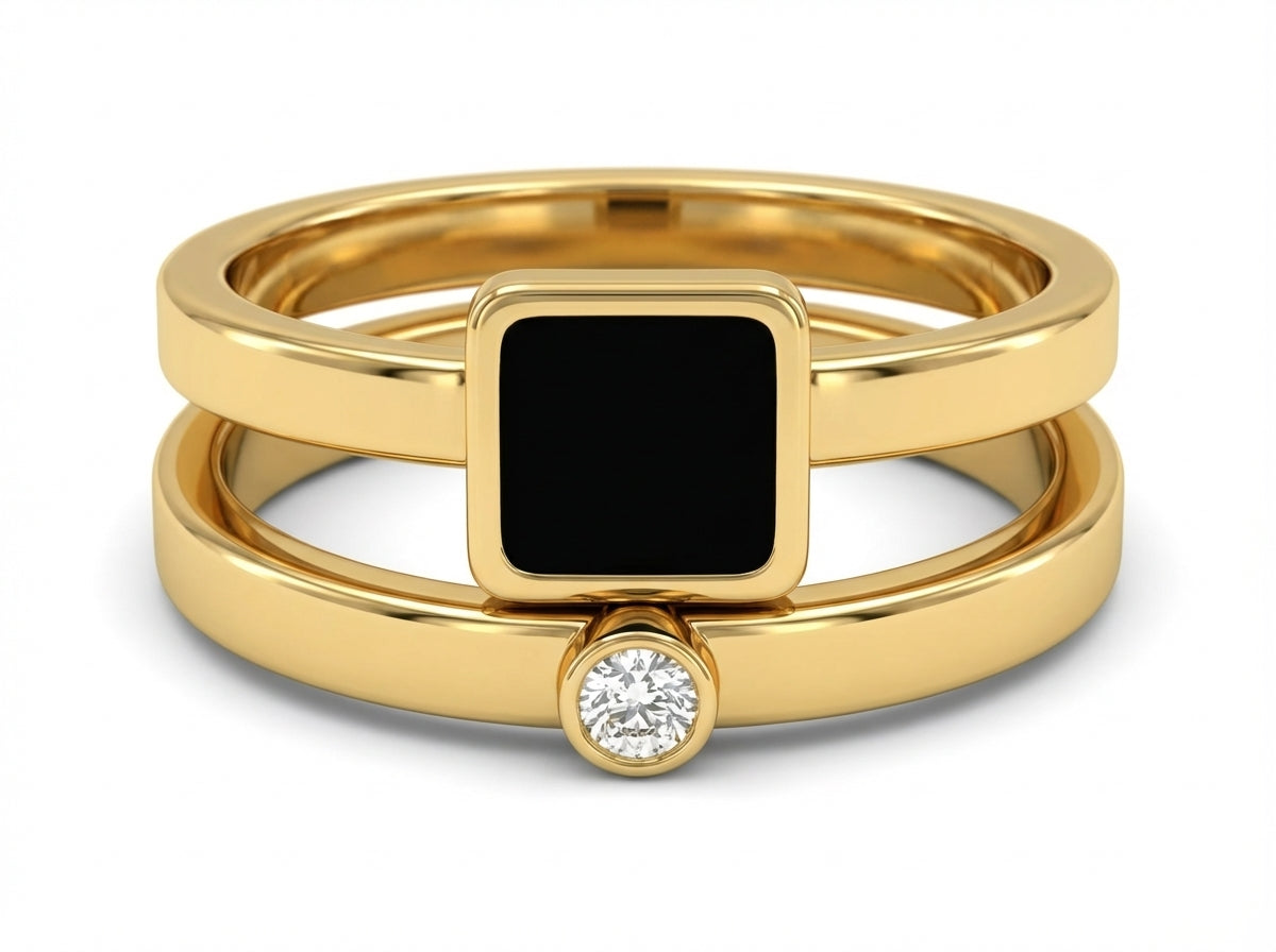 Set Inele Oțel Inoxidabil - Hipoalergenic