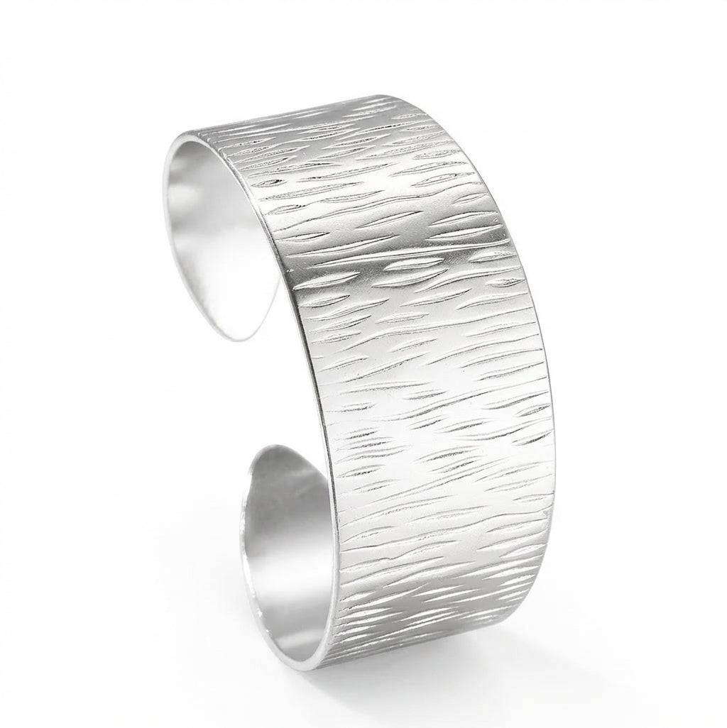 Brățară Elegantă Oțel Inoxidabil 5.5cm – vedere laterală