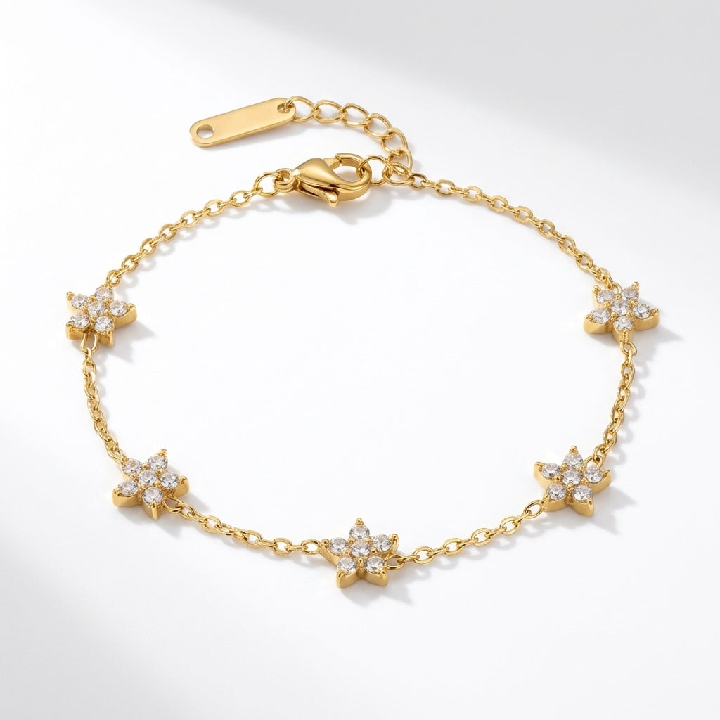 Brățară din Inox (otel inoxidabil) Oțel Inoxidabil Auriu - Hipoalergenică - BF1177