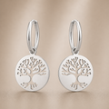 Cercei Arborele Vieții Oțel Inoxidabil 1.5 cm - Hipoalergenici - CM1499