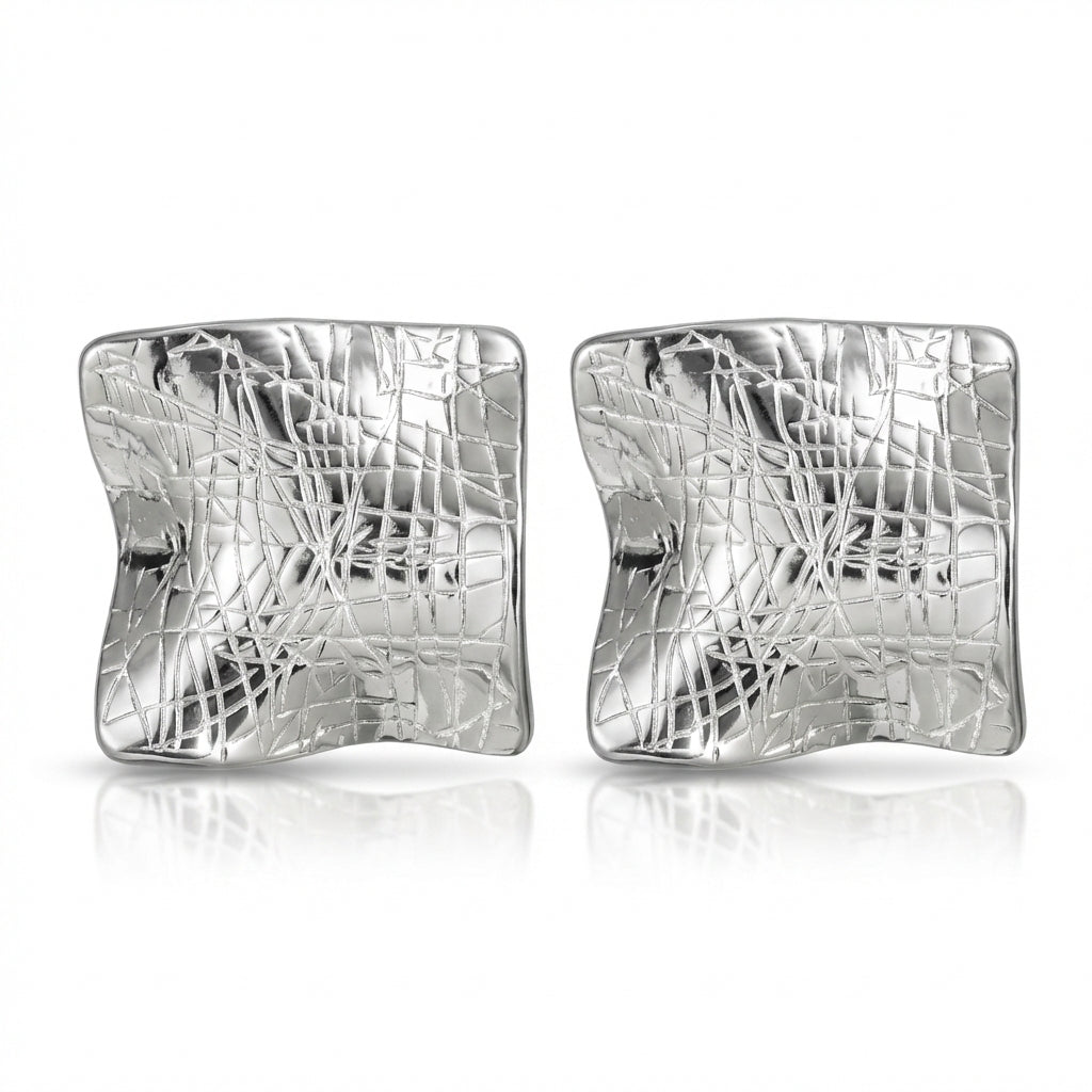 Cercei Geometrică Oțel Inoxidabil 3.2cm - Hipoalergenici - CM1595