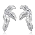 Cercei Frunză Oțel Inoxidabil 4.8cm - Hipoalergenici - CM1644