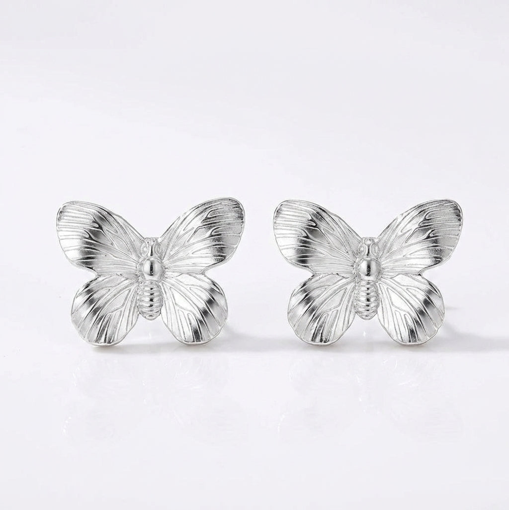 Cercei Fluture Oțel Inoxidabil 1.8cm - Hipoalergenici - CM1648
