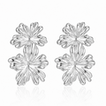 Cercei Flori Stilate Oțel Inoxidabil 3.7cm - Hipoalergenici - CM1652