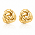 Cercei Nod Sculptural Oțel Inoxidabil 2.5 cm Placat Aur 18K PVD - Hipoalergenici - CM1718