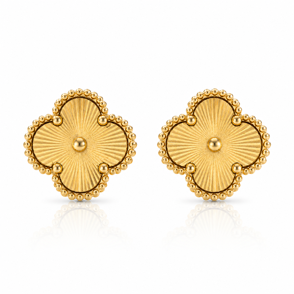 Cercei Alhambra Oțel Inoxidabil Placat Aur 18K PVD - Hipoalergenici - CM1807