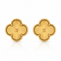 Cercei Alhambra Oțel Inoxidabil Placat Aur 18K PVD - Hipoalergenici - CM1807