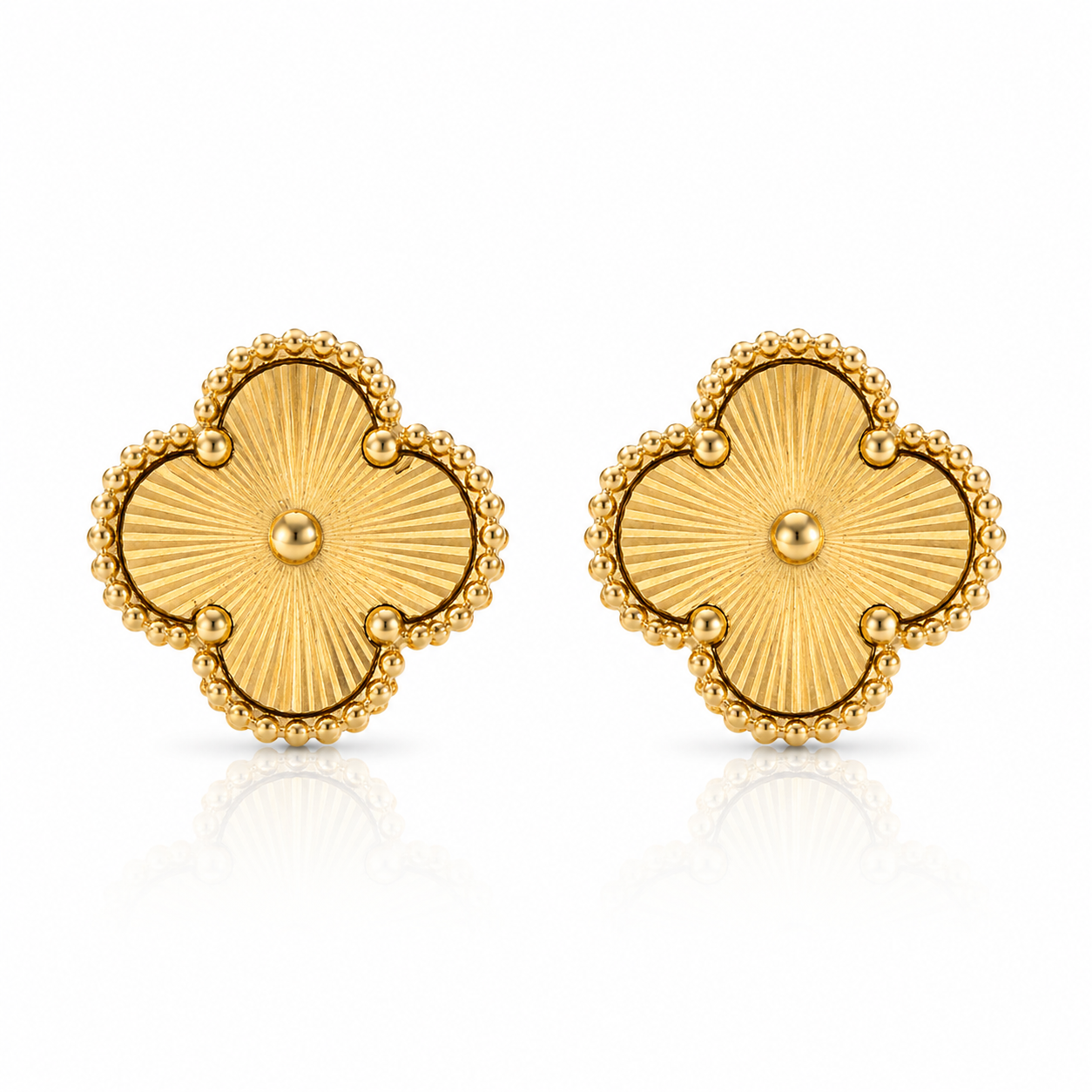 Cercei Alhambra Oțel Inoxidabil Placat Aur 18K PVD - Hipoalergenici - CM1807