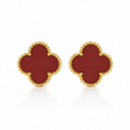 Cercei Alhambra Oțel Inoxidabil 1.3 cm Placat Aur 18K PVD - Hipoalergenici - CM1810