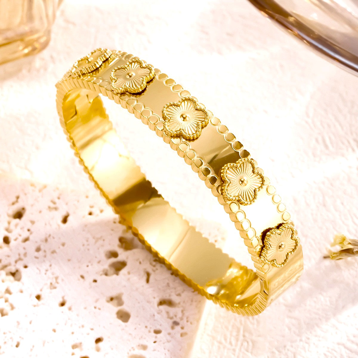 Brățară Alhambra Oțel Inoxidabil 6cm - Hipoalergenică - BF1092