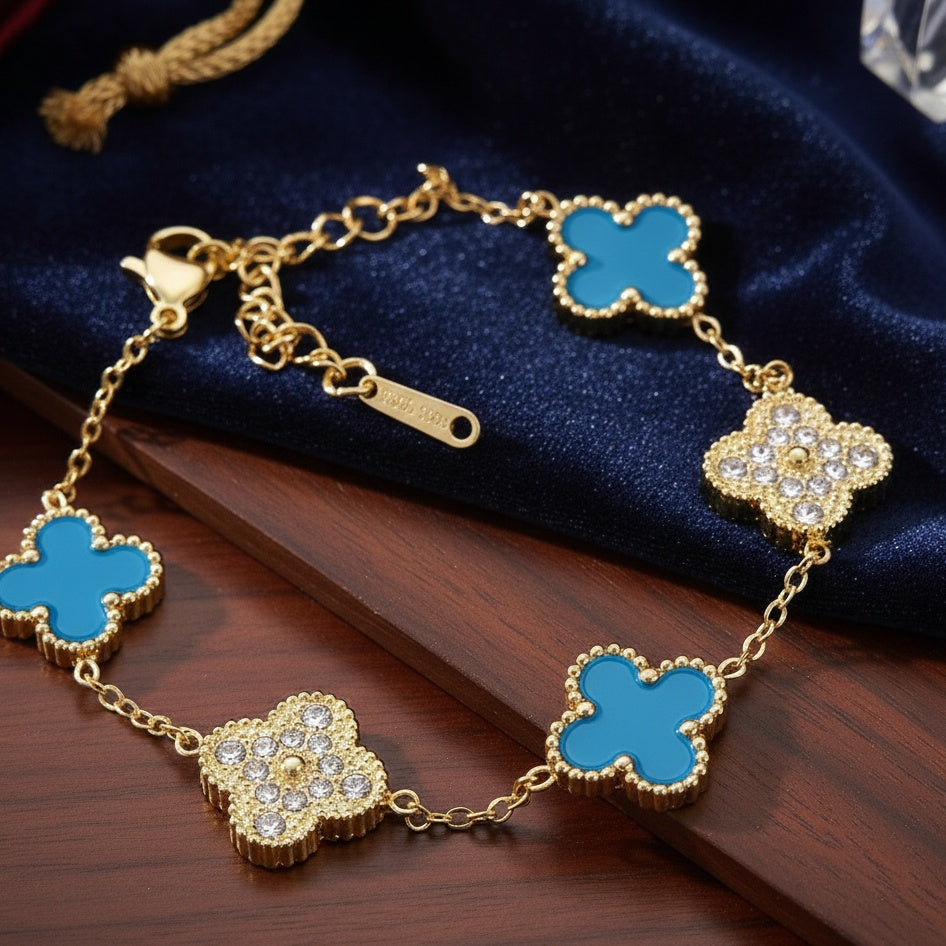 Brățară Alhambra Oțel Inoxidabil 17cm - Hipoalergenică - BF1106