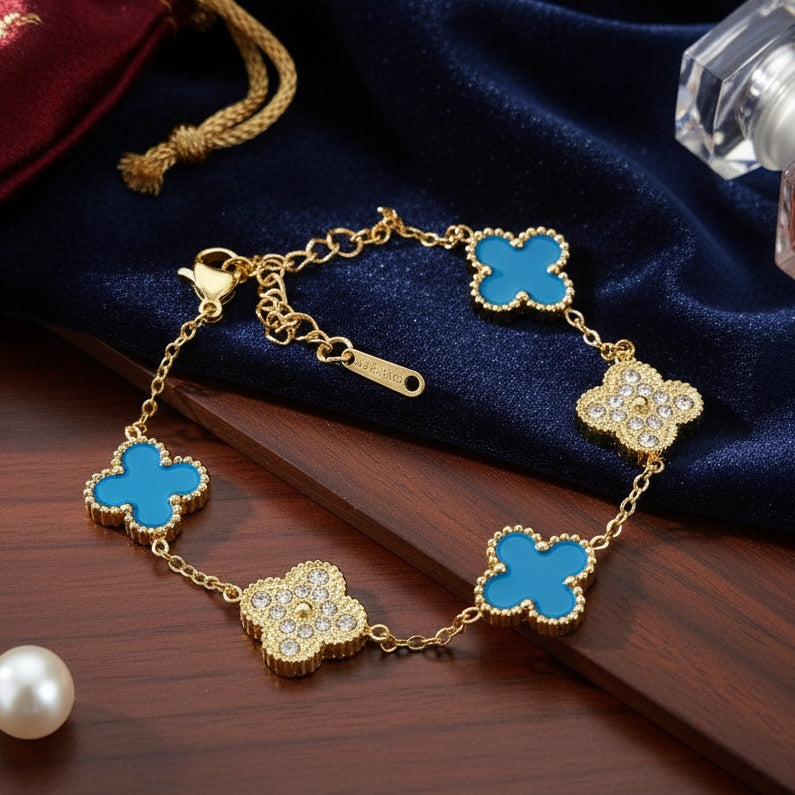 Brățară Alhambra Oțel Inoxidabil 17cm - Hipoalergenică - BF1106