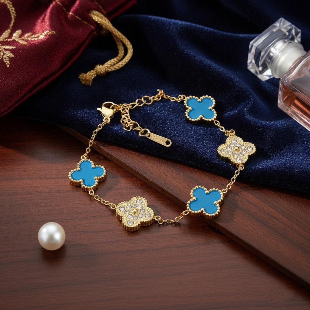 Brățară Alhambra Oțel Inoxidabil 17cm - Hipoalergenică - BF1106