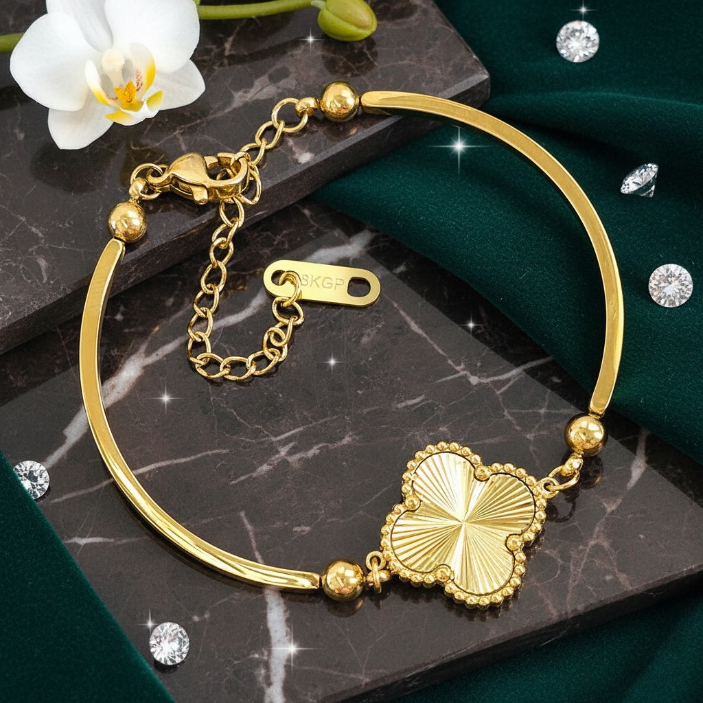 Brățară Alhambra Oțel Inoxidabil 5 cm - Hipoalergenică - BF1111