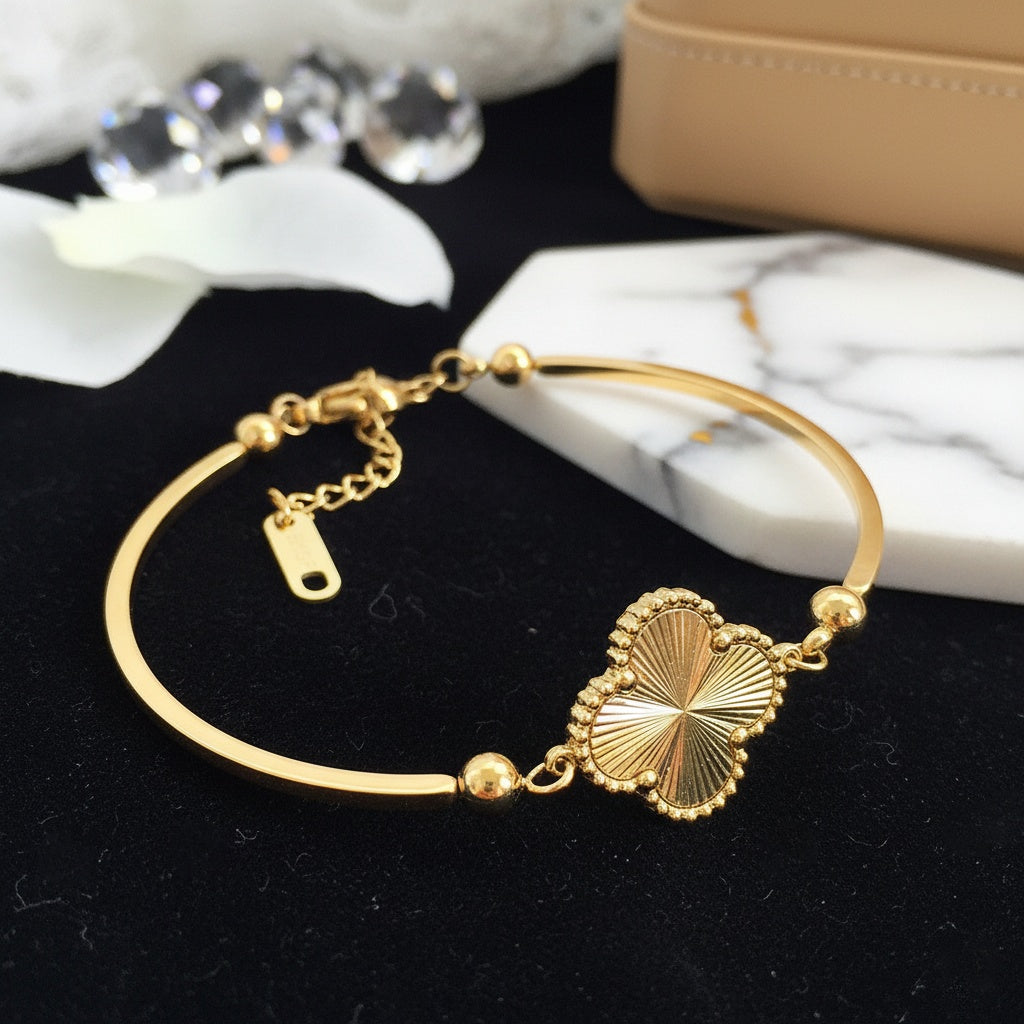 Brățară Alhambra Oțel Inoxidabil 5 cm - Hipoalergenică - BF1111