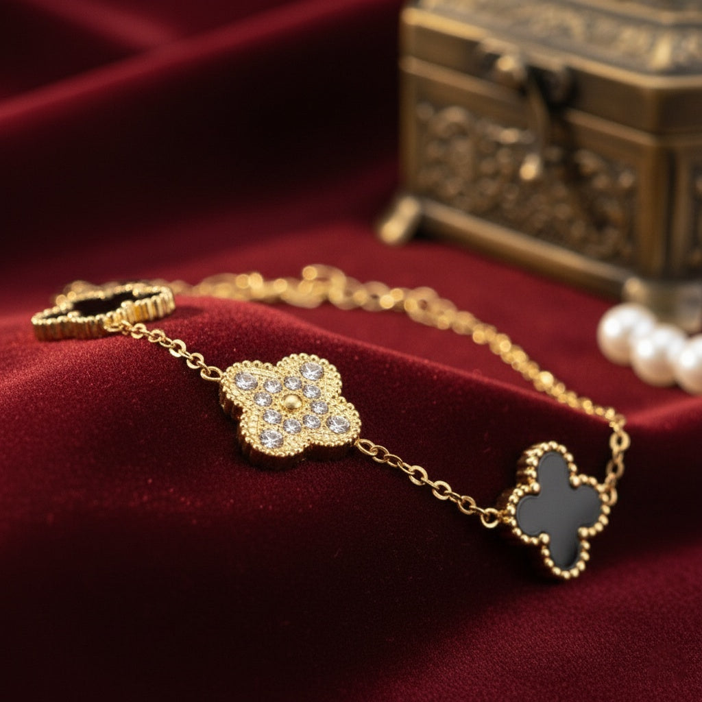 Brățară Alhambra Oțel Inoxidabil 17 cm - Hipoalergenică - BF1114