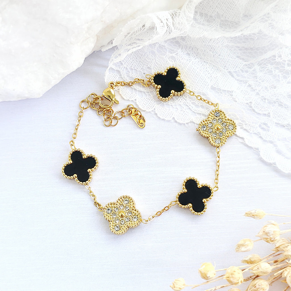 Brățară Alhambra Oțel Inoxidabil 17 cm - Hipoalergenică - BF1114