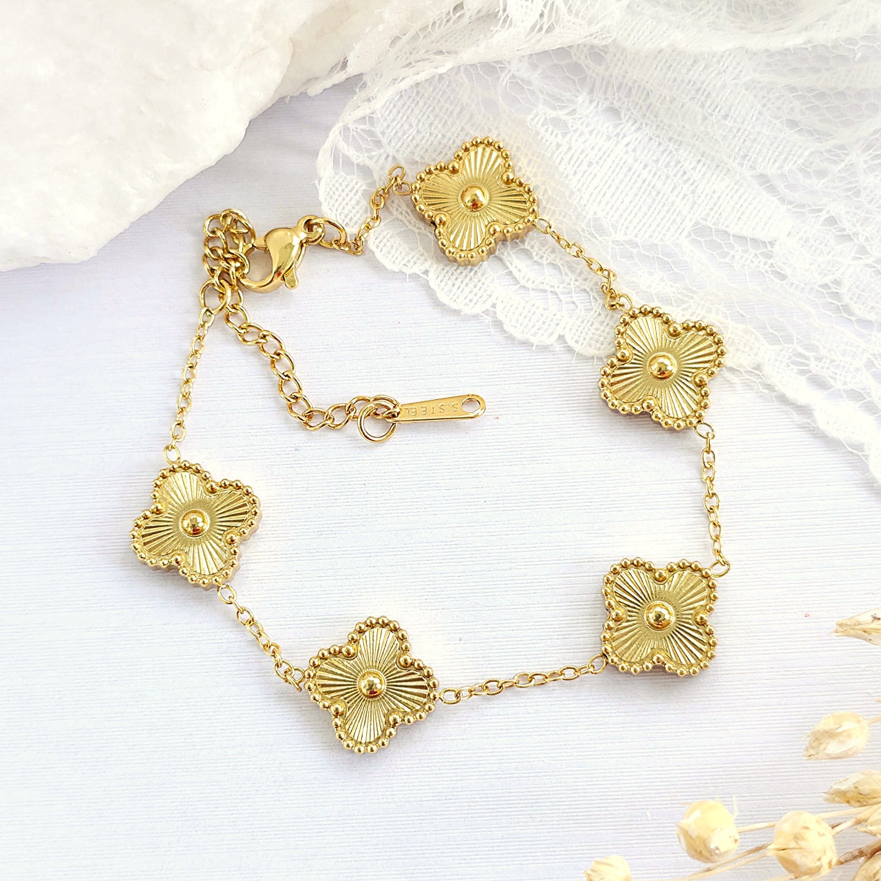 Brățară Alhambra Oțel Inoxidabil 18 cm - Hipoalergenică - BF1129