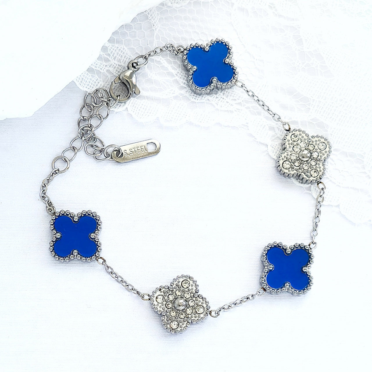 Brățară Alhambra Oțel Inoxidabil 16 cm - Hipoalergenică - BF1187