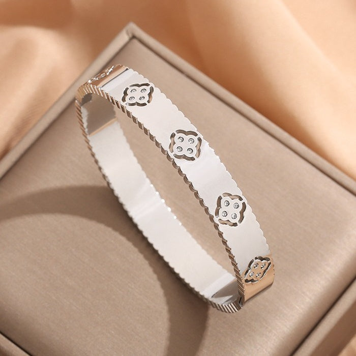 Brățară Elegantă Oțel Inoxidabil 6 cm – detaliu 2