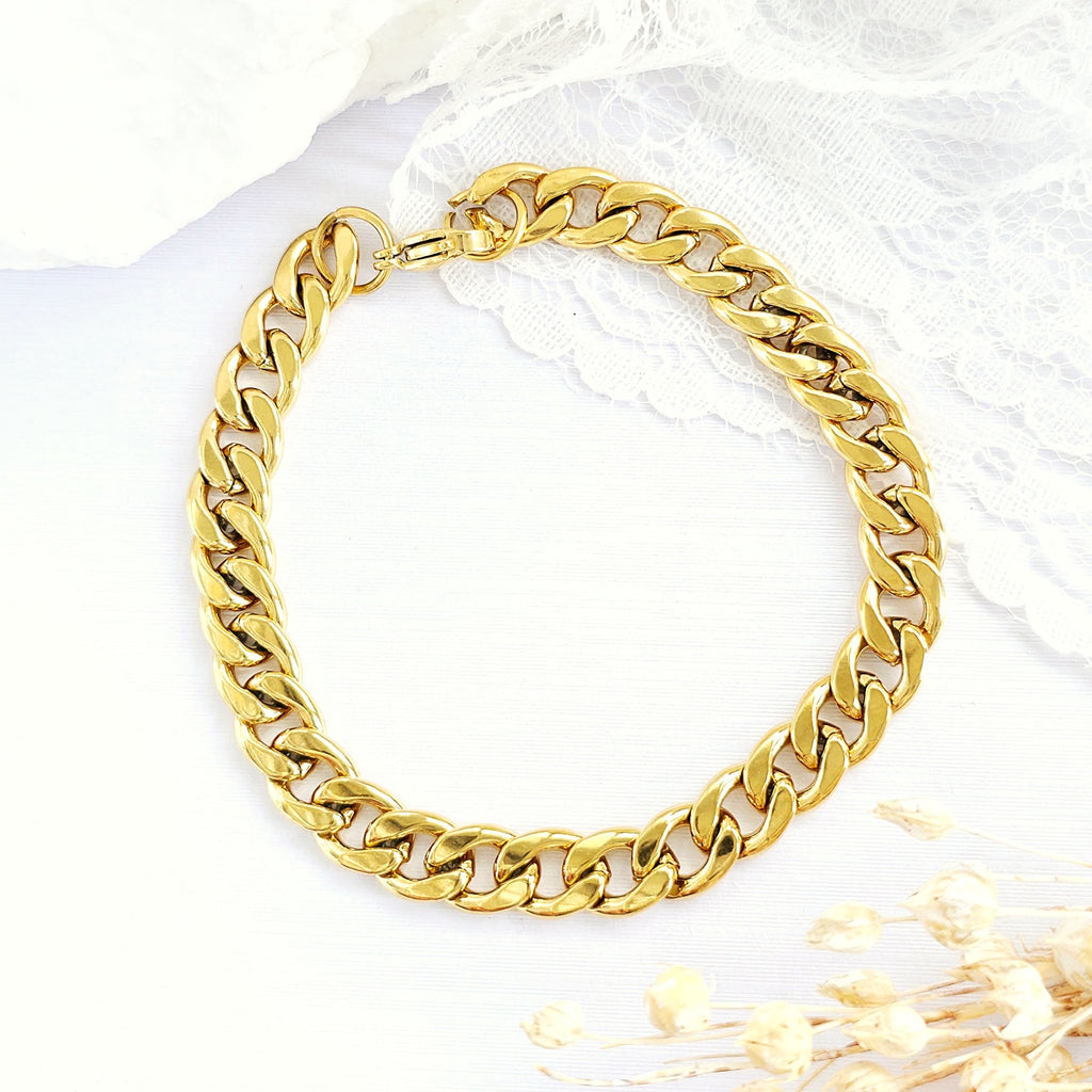 Brățară din Inox (otel inoxidabil) Oțel Inoxidabil Auriu - BF1160 - Hipoalergenică