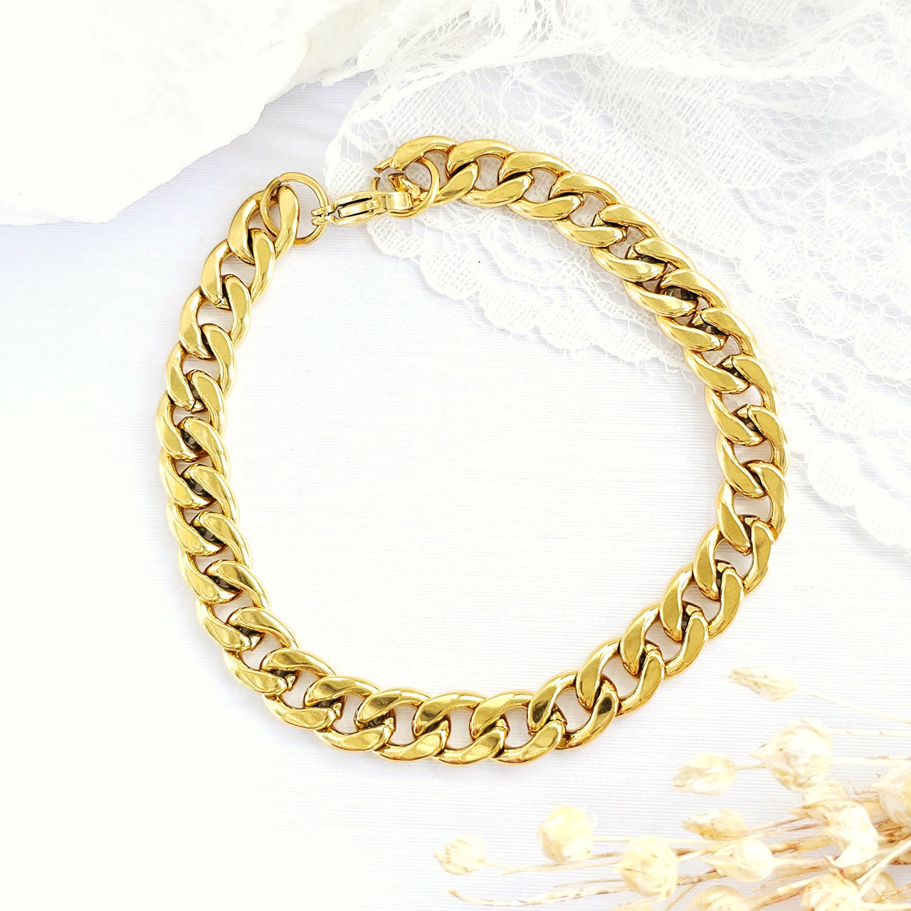 Brățară din Inox (otel inoxidabil) Oțel Inoxidabil Auriu - BF1160 - Hipoalergenică