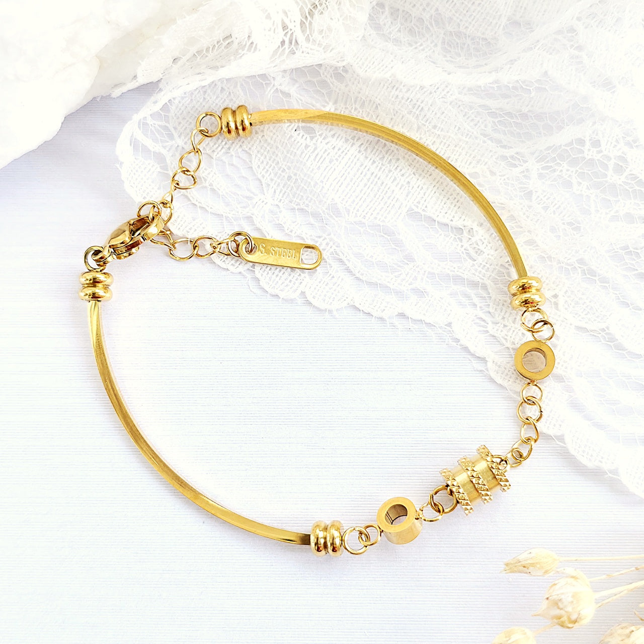 Brățară Elegantă Oțel Inoxidabil 15 cm - Hipoalergenică - BF1169