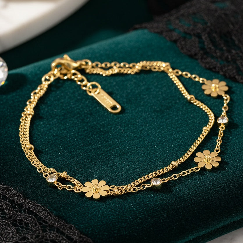 Brățară din Inox (otel inoxidabil) Oțel Inoxidabil Auriu - Hipoalergenică - BF1172