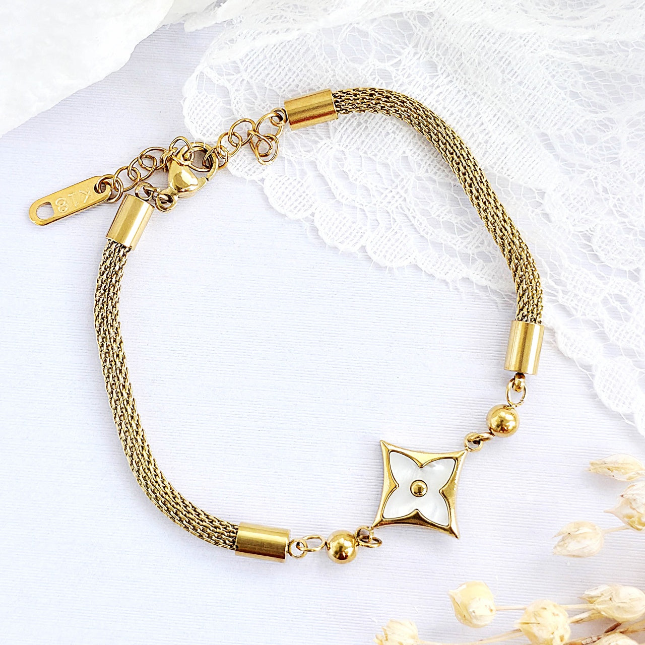 Brățară Elegantă Oțel Inoxidabil 17 cm - Hipoalergenică - BF1174