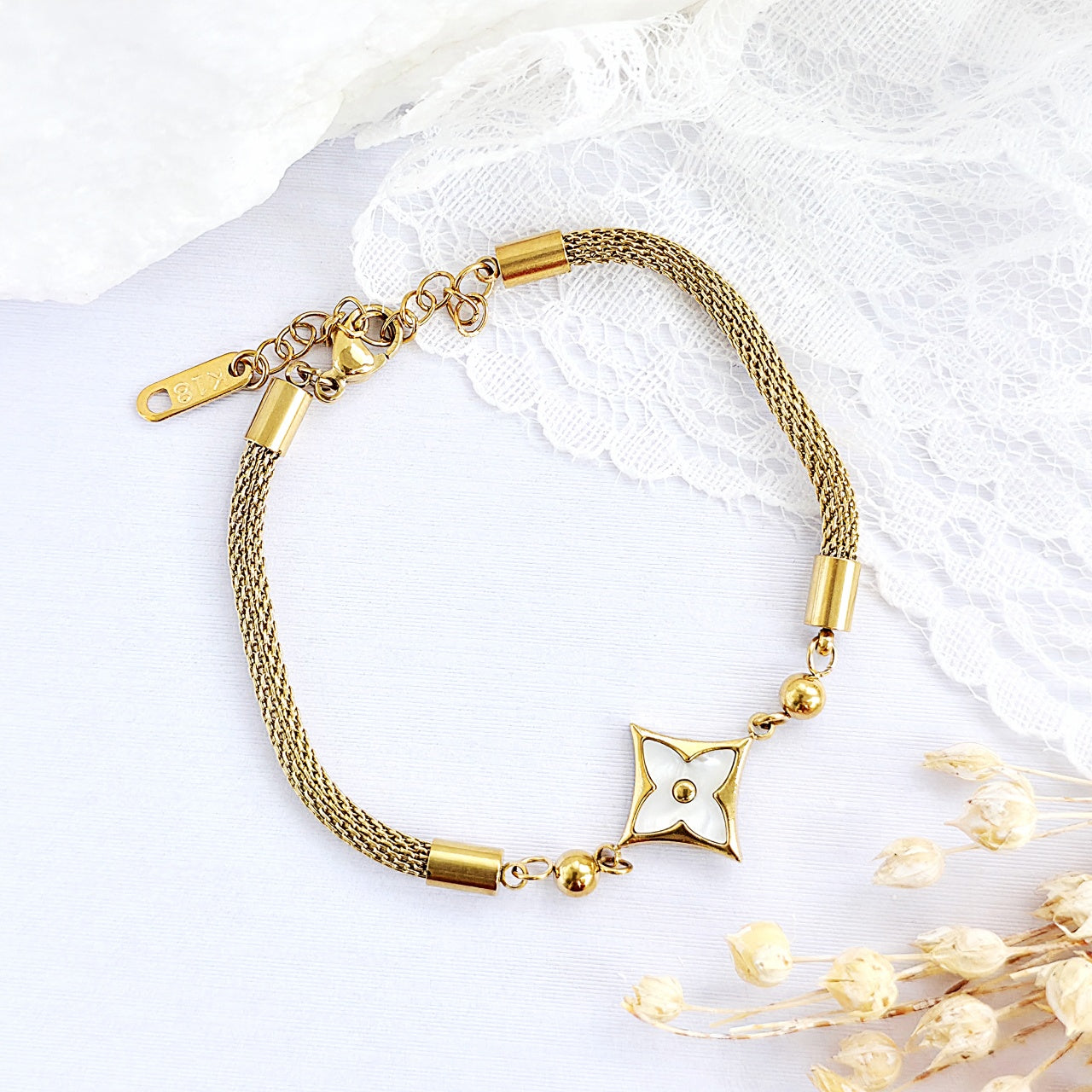 Brățară Elegantă Oțel Inoxidabil 17 cm - Hipoalergenică - BF1174