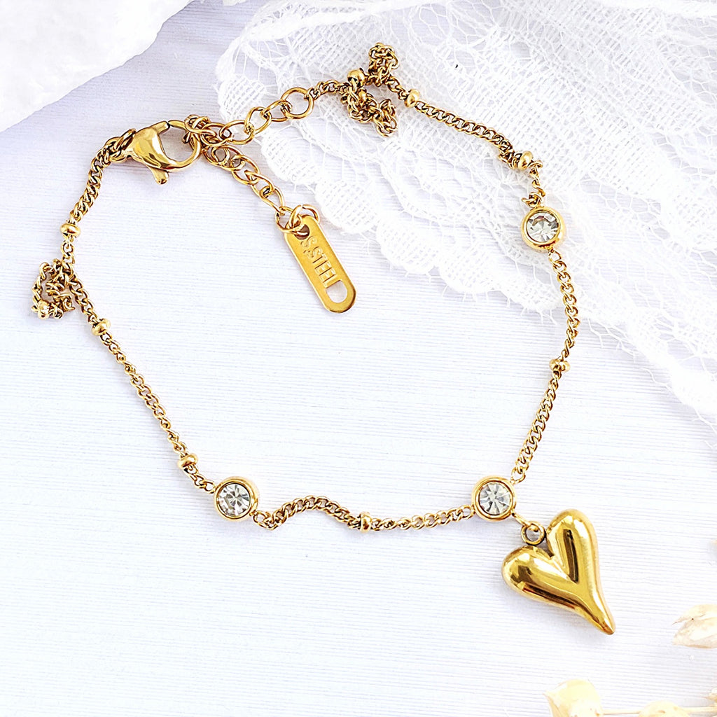 Brățară din Inox (otel inoxidabil) Oțel Inoxidabil Auriu - Hipoalergenică - BF1175