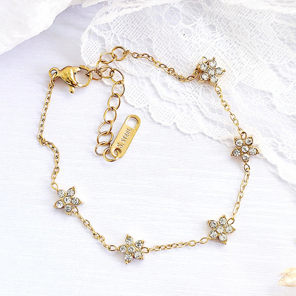 Brățară din Inox (otel inoxidabil) Oțel Inoxidabil Auriu - Hipoalergenică - BF1177