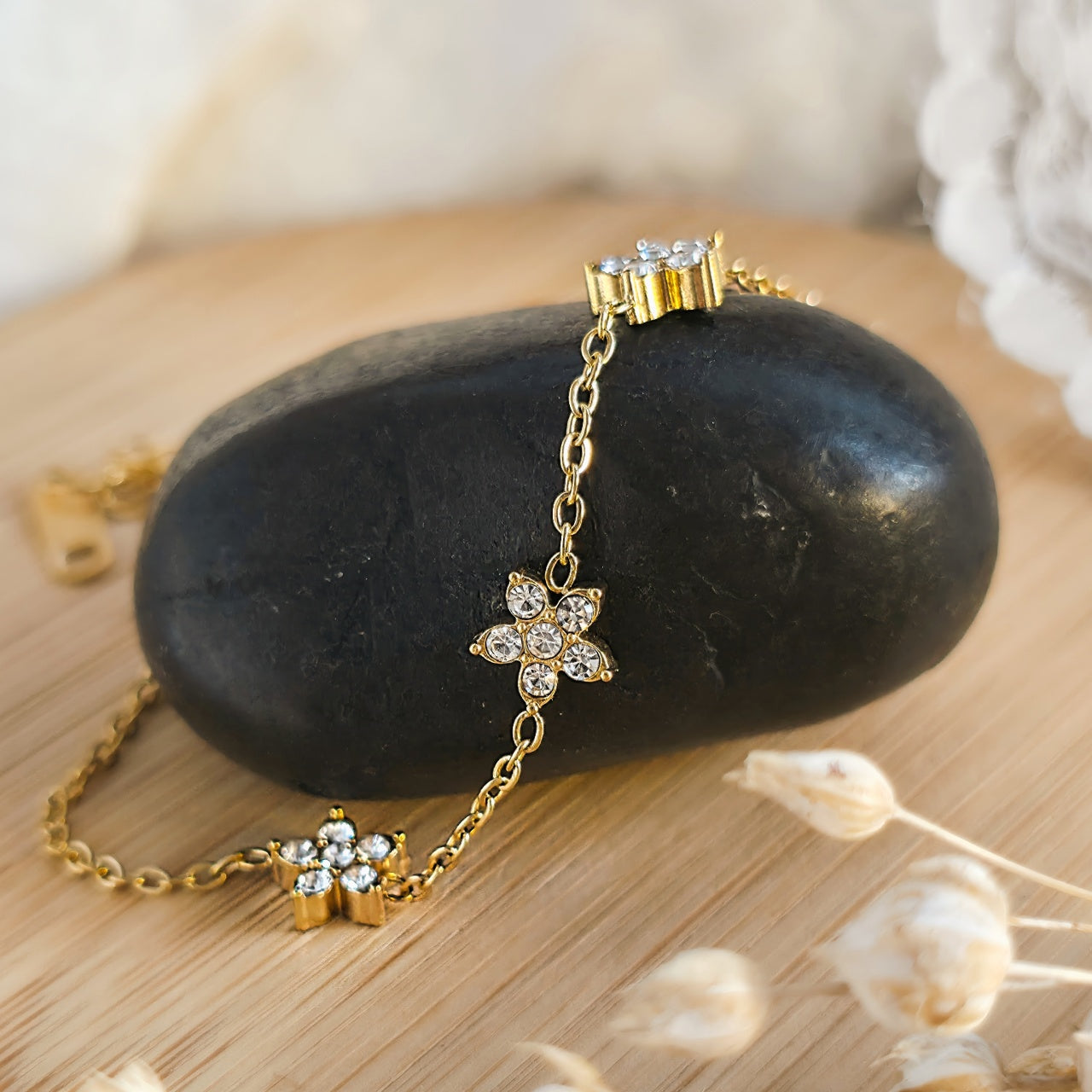 Brățară din Inox (otel inoxidabil) Oțel Inoxidabil Auriu - Hipoalergenică - BF1177