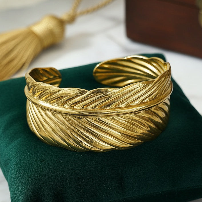 Brățară Elegantă Oțel Inoxidabil 6.5cm – vedere laterală