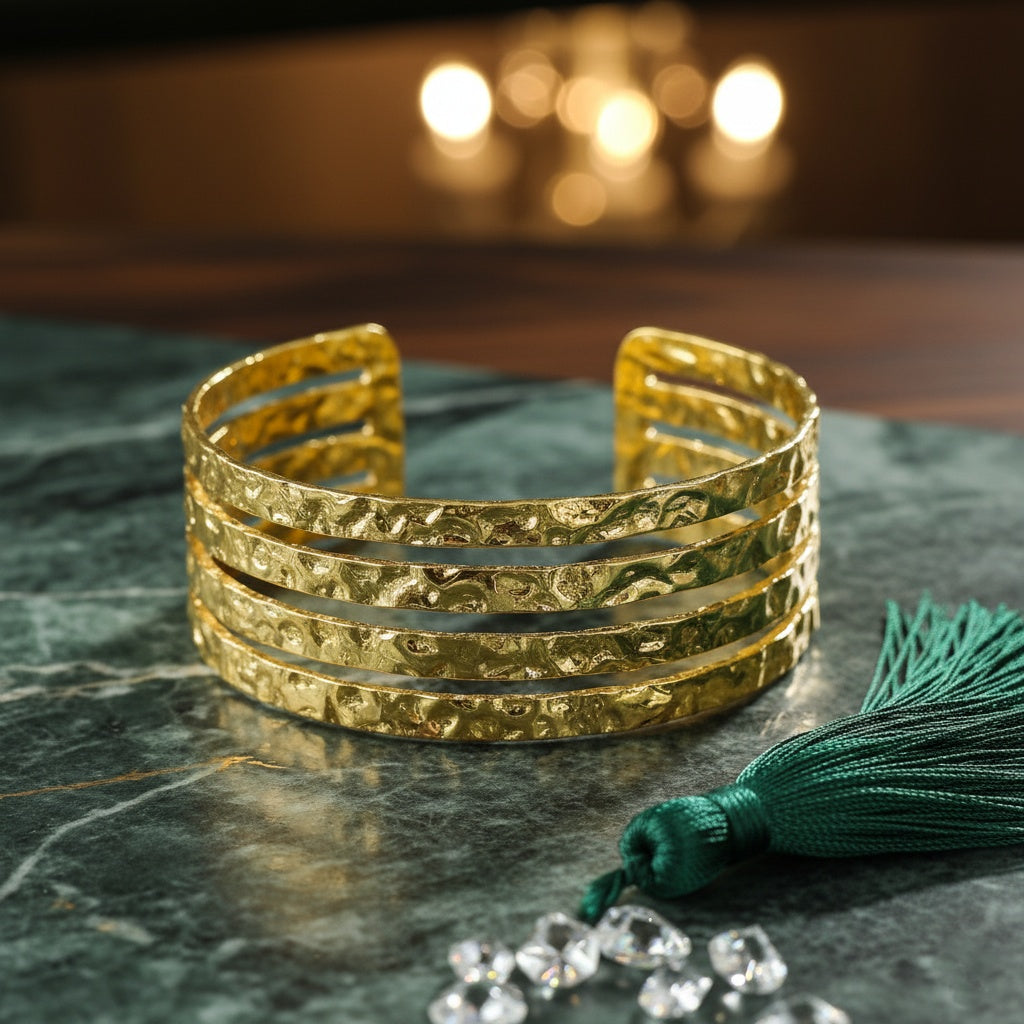 Brățară din Inox (otel inoxidabil) Statement Oțel Inoxidabil Auriu - BF1147 - Hipoalergenică