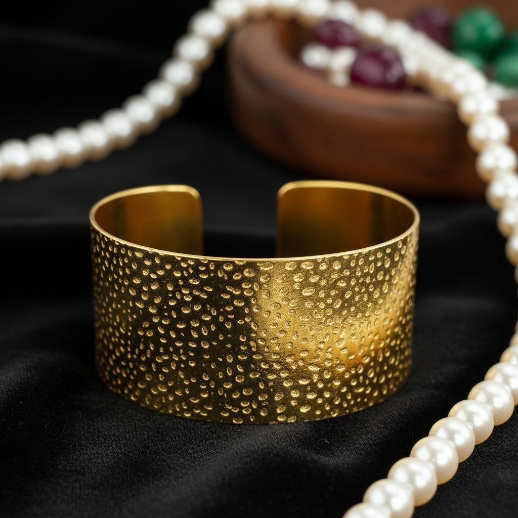 Brățară din Inox (otel inoxidabil) Statement Oțel Inoxidabil Auriu - BF1148 - Hipoalergenică