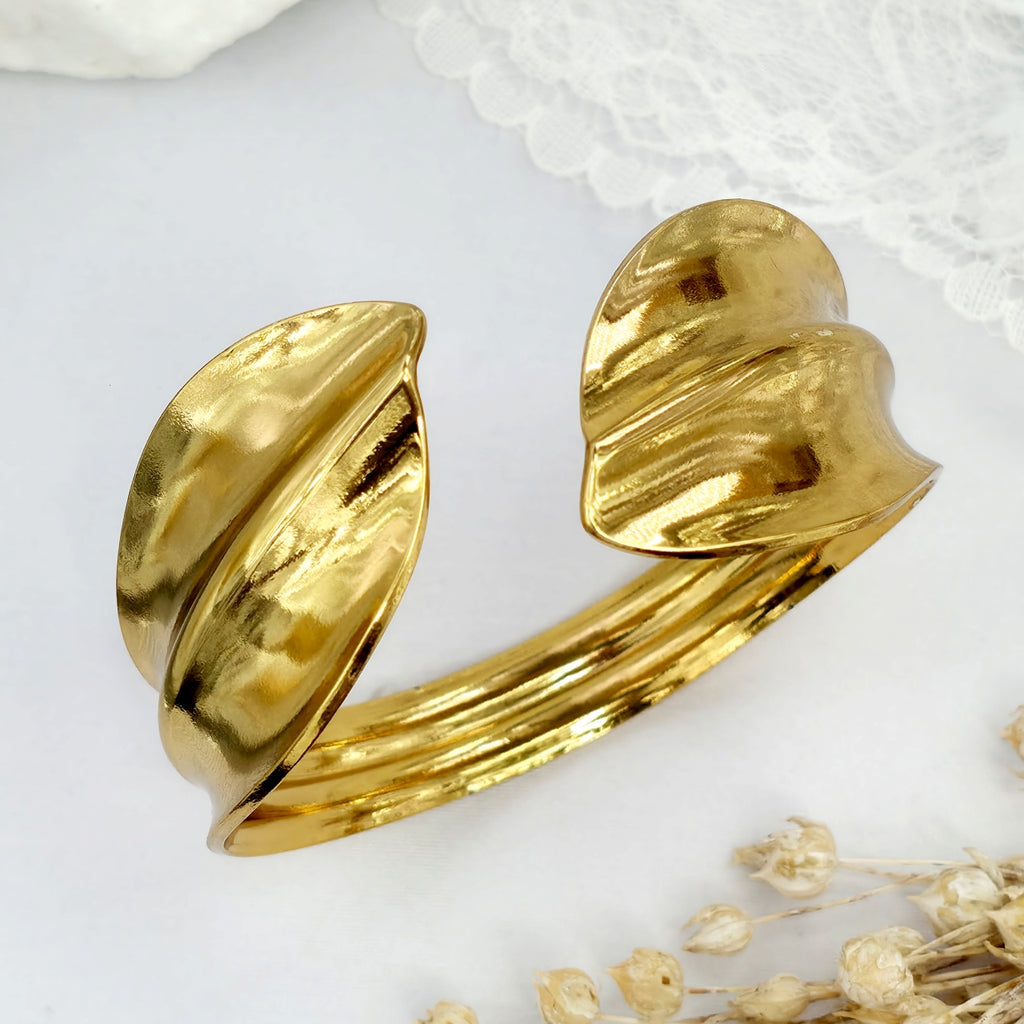 Brățară din Inox (otel inoxidabil) Statement Oțel Inoxidabil Auriu - BF1151 - Hipoalergenică