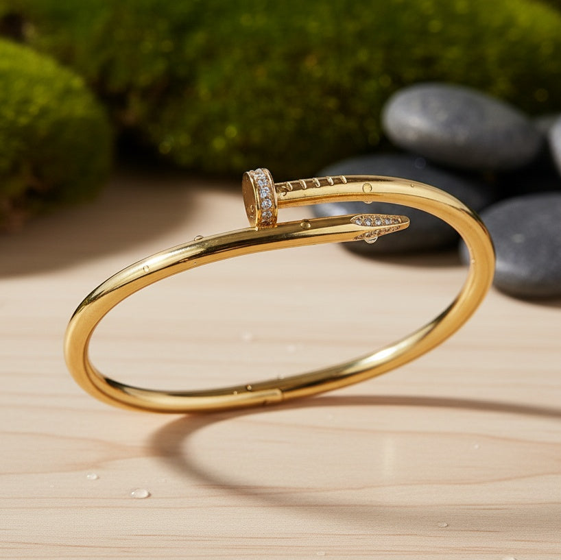 Brățară Elegantă Oțel Inoxidabil 4 mm 6cm – detaliu 2