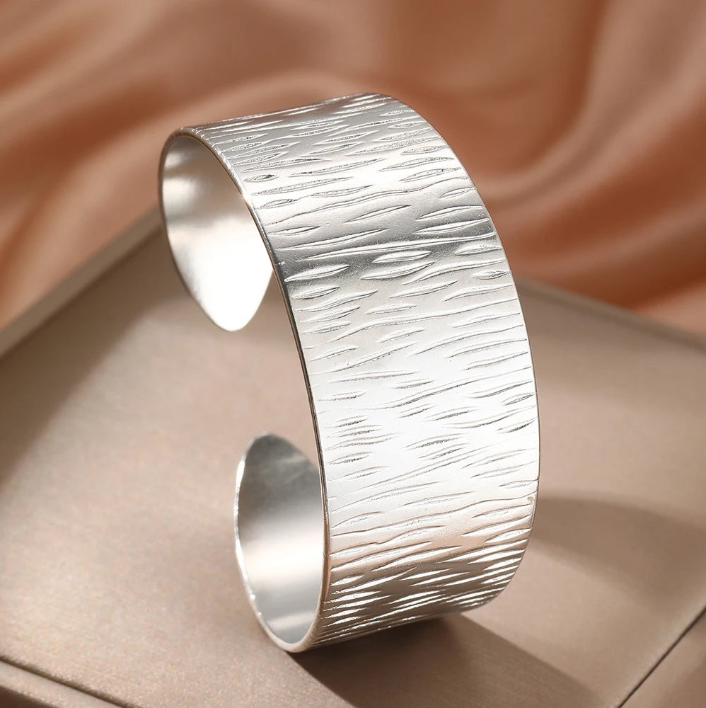 Brățară Elegantă Oțel Inoxidabil 5.5cm – detaliu 2