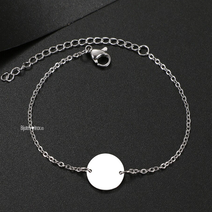 Brățară Bănuț Norocos Oțel Inoxidabil 2mm - Hipoalergenică - BF757