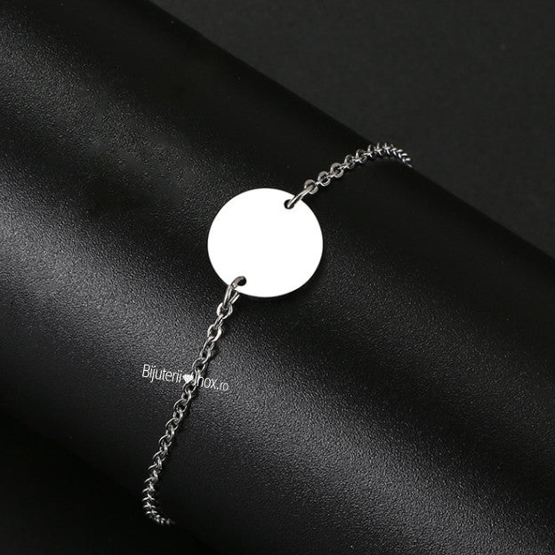 Brățară Bănuț Norocos Oțel Inoxidabil 2mm - Hipoalergenică - BF757