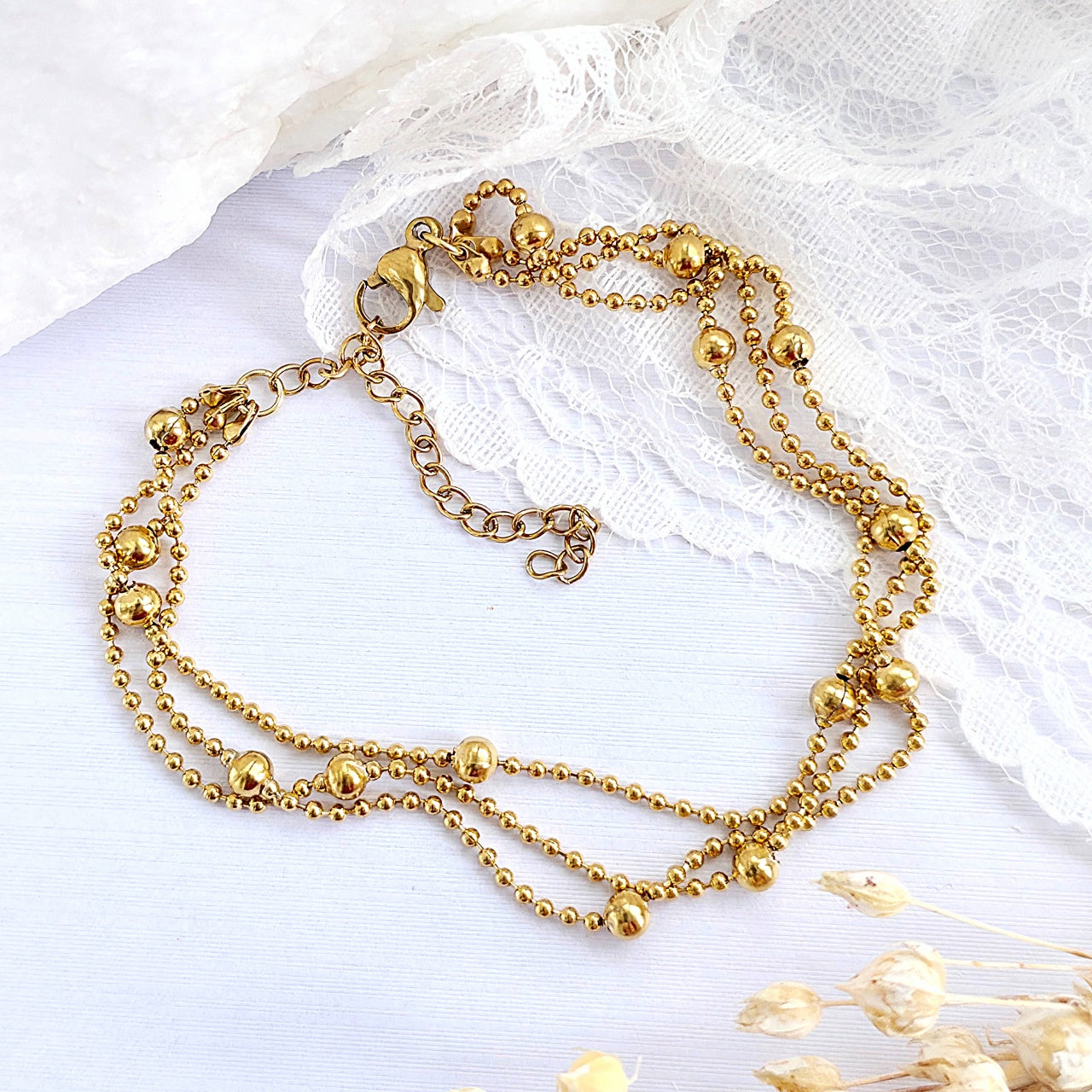 Brățară Elegantă Oțel Inoxidabil 17cm - Hipoalergenică - BF1170