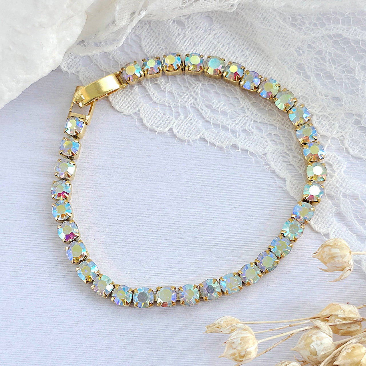 Brățară Tennis din Inox cu Pietre Cameleon 4mm - BF1119