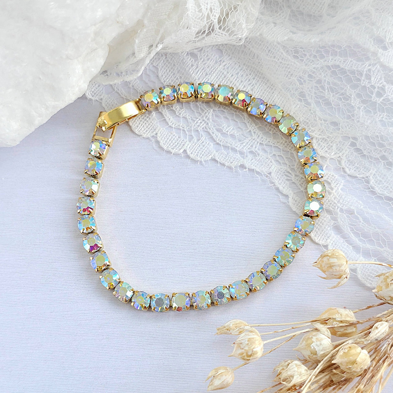 Brățară Tennis din Inox cu Pietre Cameleon 4mm - BF1119